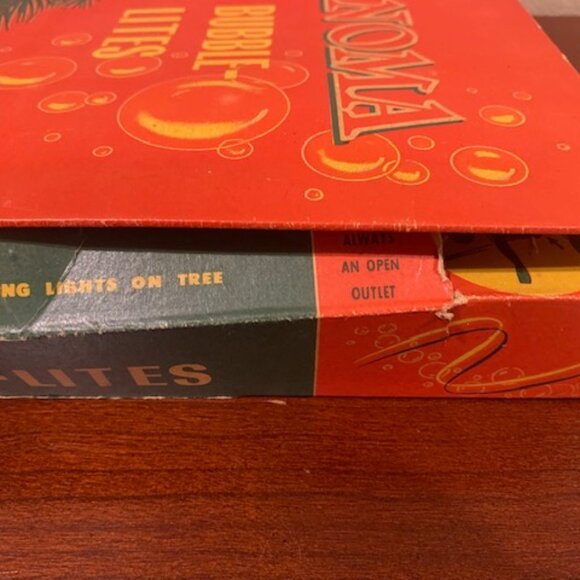 9 Vintage Noma Biscuit Bubble-Lites in the Original Box - Picture 5 of 16